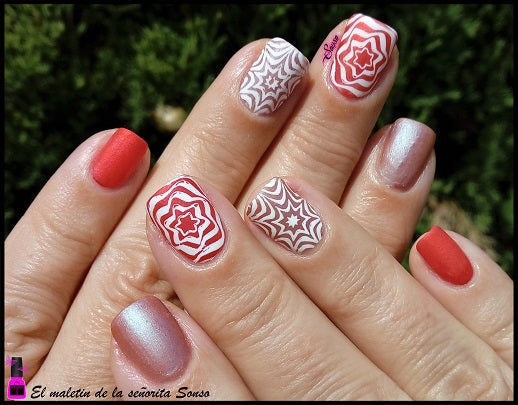 Geometric Matte Top Coat Manicure In White Review #49189