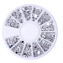 3D Nail Rhinestones in Wheel DIY Nails BORN PRETTY
