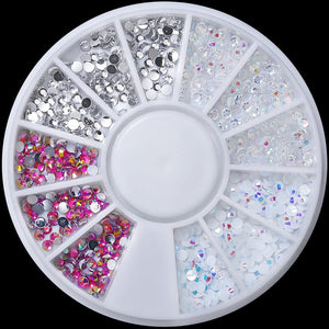 Resin Rhinestones Nail Wheel Decoration DIY Nails BORN PRETTY