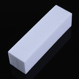 White Nail Buffer Sanding Block Nail Tools BORN PRETTY
