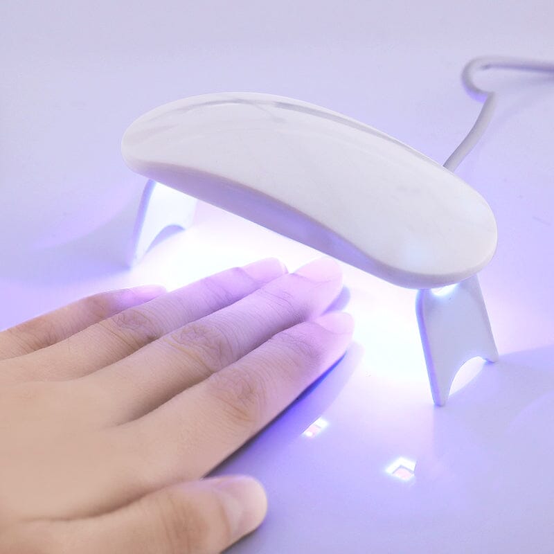 6W UV/LED Lamp Nail Dryer - White Nail Tools BORN PRETTY