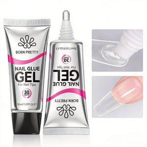 Nail Glue Gel Set Gel Nail Polish BORN PRETTY 2PCS