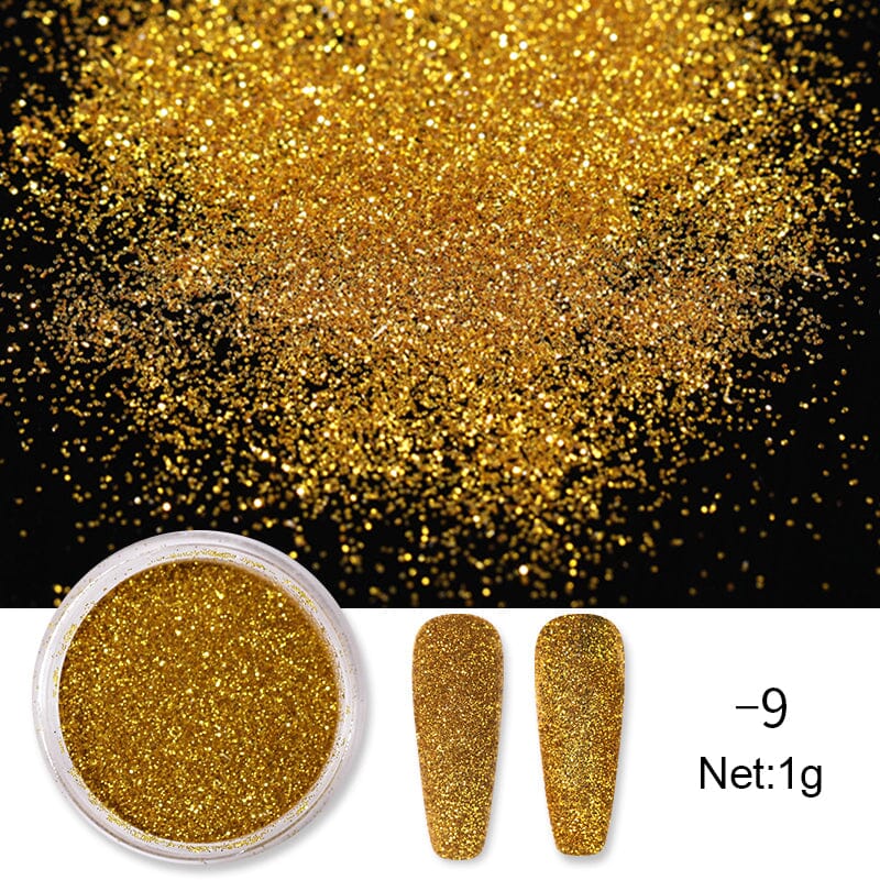 Gradient Glitter Nail Powder Nail Powder BORN PRETTY 9