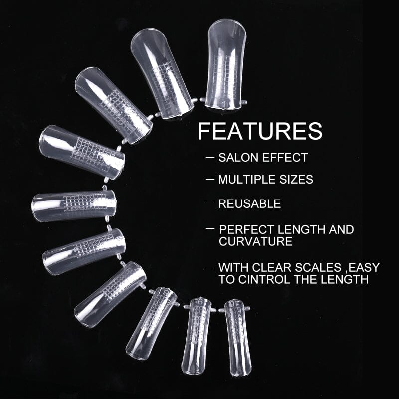100pcs Mold Tips for Extension Nails Extension Nail Gel BORN PRETTY