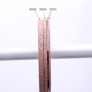 4pcs Rose Gold Nail Striping Tape Lines Set Nail Art No Brand