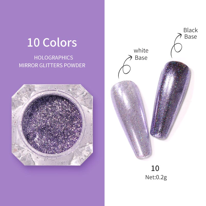 Iridescent Mirror Powder Nail Powder BORN PRETTY 10