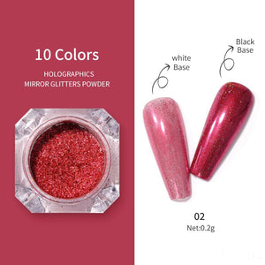 Iridescent Mirror Powder Nail Powder BORN PRETTY 02