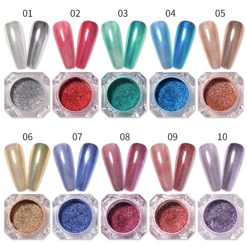 Iridescent Mirror Powder Nail Powder BORN PRETTY