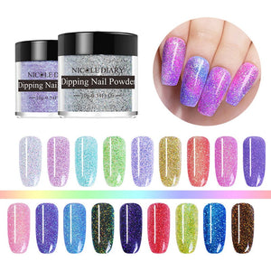 Dipping Nail Powder 10ml Dreamy Girl Walking in the Forest Nail Powder NICOLE DIARY