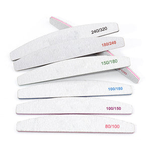 Half-moon Nail File 80/100 Tools & Accessories No Brand
