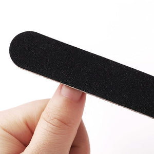 Black Straight Nail File 180/180 Tools & Accessories BORN PRETTY