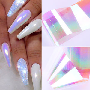 Colorful Nail Foil Transfer Sticker #1041