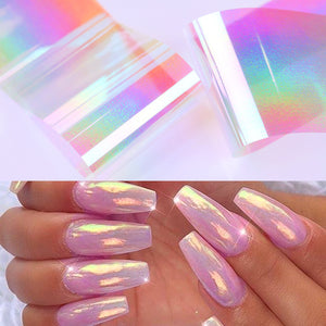 Colorful Nail Foil Transfer Sticker #1041
