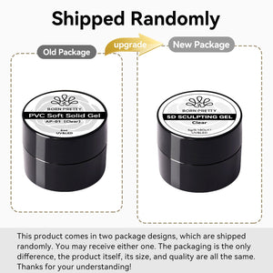 Clear 5D Sculpting Gel 5g HEMA/TPO FREE Gel Nail Polish BORN PRETTY