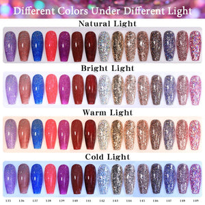 Glitter Gel UR-145 7.5ml Gel Nail Polish UR SUGAR