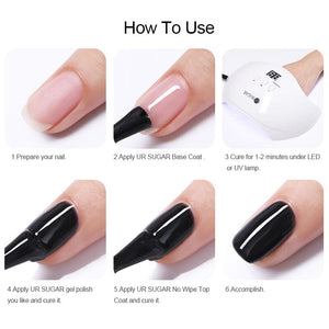 Glitter Gel UR-145 7.5ml Gel Nail Polish UR SUGAR