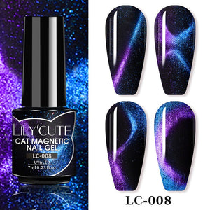 Cat Magnetic Gel LC-008 7ml Gel Nail Polish LILYCUTE