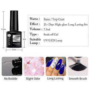 Base Gel Top Coat 7.5ml Base & Top Coat UR SUGAR