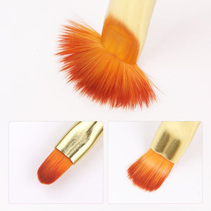 3pcs Double Head UV Gel Nail Brushes Nail Tools BORN PRETTY