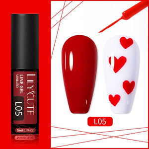 Line Nail Gel 5ml Gel Nail Polish LILYCUTE L05