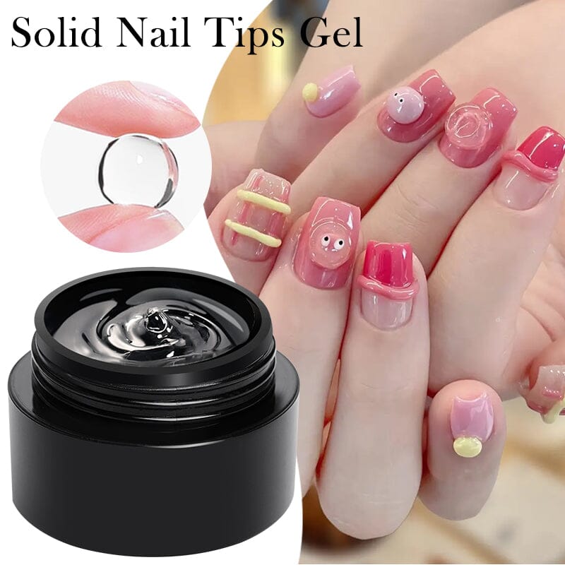 Clear Solid Nail Tips Gel 5ml Tools & Accessories BORN PRETTY