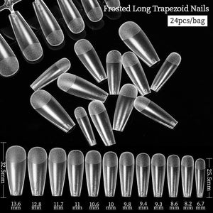 24pcs Matte False Nail Tips Nail Tips No Brand 02