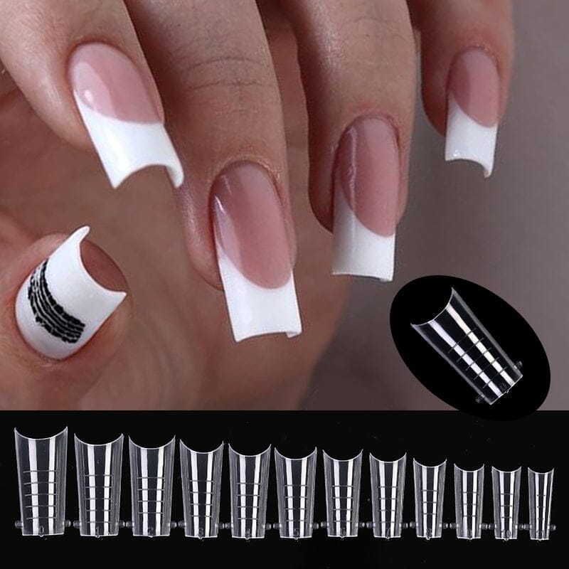 60pcs Extension Mold Nail Tips #02 Nail Tips BORN PRETTY