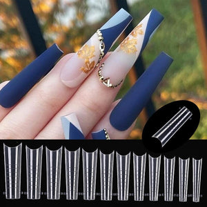 60pcs Extension Mold Nail Tips #01 Nail Tips BORN PRETTY