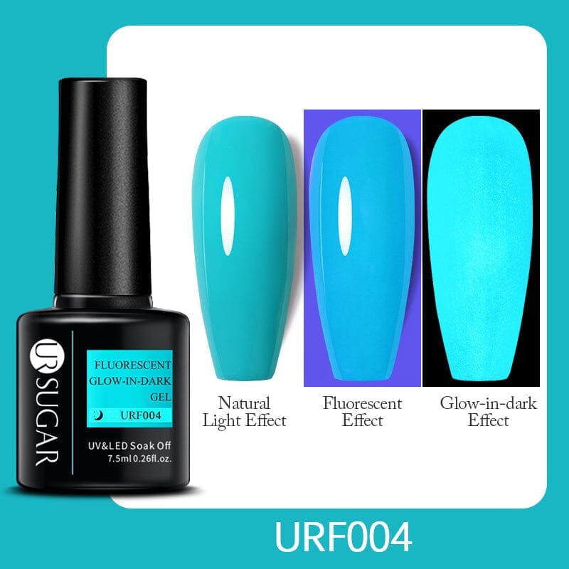 Fluorescent Glow-in-Dark Gel 7.5ml Gel Nail Polish UR SUGAR URF004