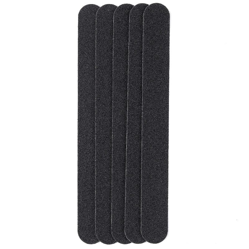 5pcs Black Nail Files 180/180 Tools & Accessories No Brand