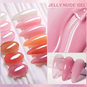 Pink Nude Jelly Gel 7ml Gel Nail Polish LILYCUTE