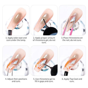 Clear Nail Rhinestone Glue 10g Nail Tips BORN PRETTY
