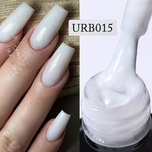 Glitter Rubber Base Gel URB015 7ml Base & Top Coat UR SUGAR