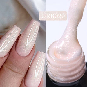 Glitter Rubber Base Gel URB020 7ml Base & Top Coat UR SUGAR