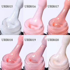 Glitter Rubber Base Gel URB020 7ml Base & Top Coat UR SUGAR