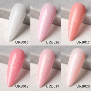 Glitter Rubber Base Gel URB020 7ml Base & Top Coat UR SUGAR
