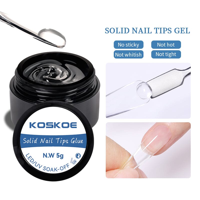 KOSKOE Solid Nail Tips Gel 5g Gel Nail Polish KOSKOE