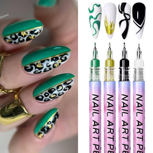 White Nail Art Drawing Pen Tools & Accessories No Brand