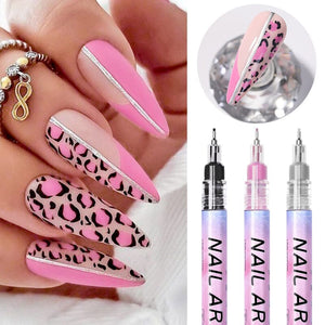 White Nail Art Drawing Pen Tools & Accessories No Brand