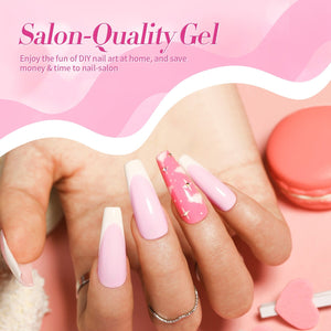 6 Colors Gel Polish Set Cream Kiss 7ml Gel Nail Polish BORN PRETTY
