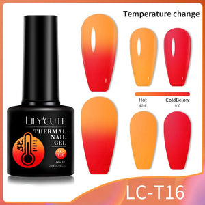 Thermal Nail Gel Polish 7ml Gel Nail Polish LILYCUTE LC-T16
