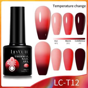 Thermal Nail Gel Polish 7ml Gel Nail Polish LILYCUTE LC-T12