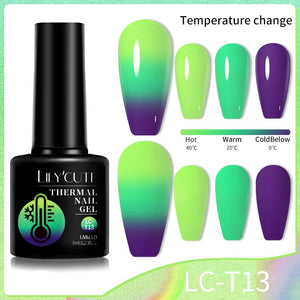 Thermal Nail Gel Polish 7ml Gel Nail Polish LILYCUTE LC-T13