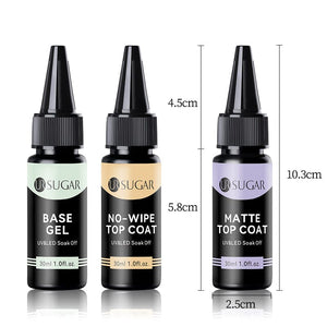 No Wipe Top Coat 30ml Base & Top Coat UR SUGAR