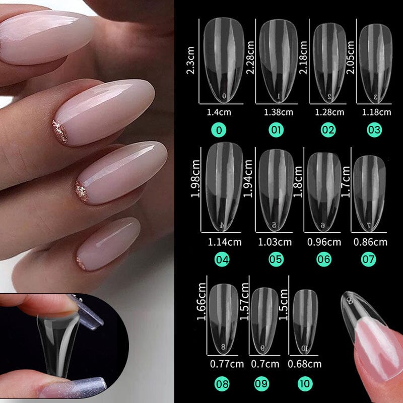 550pcs Soft Gel Tips Nail Tips No Brand