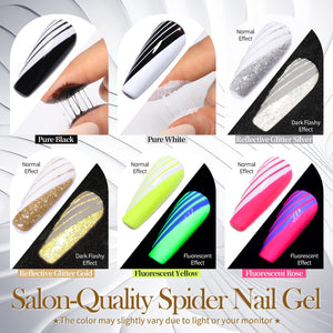 6 Colors Spider Nail Gel 5g Gel Nail Polish BORN PRETTY