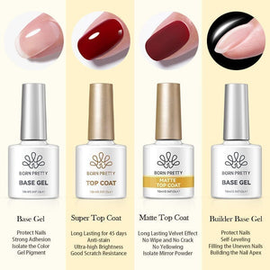 Matte Top Coat 10ml Gel Nail Polish BORN PRETTY