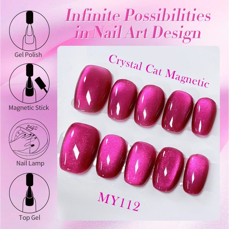 Amber Cat Magnetic Gel Polish 10ml Gel Nail Polish BORN PRETTY