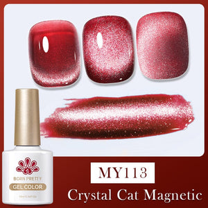 Amber Cat Magnetic Gel Polish 10ml Gel Nail Polish BORN PRETTY MY113