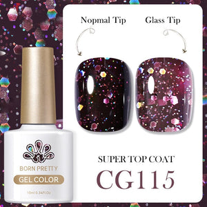 Glitter Color Gel Polish CG115 10ml Gel Nail Polish BORN PRETTY